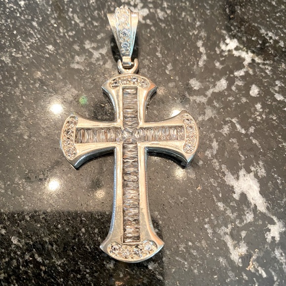 Diamond Cross silver - Picture 1 of 6